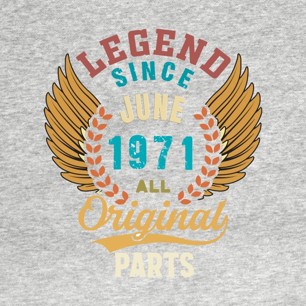 Legend since June 1971 all Original Parts Retro Style by Designcompany